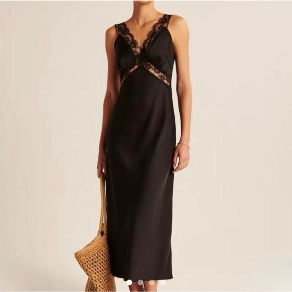 Abercrombie Black Lace Dress